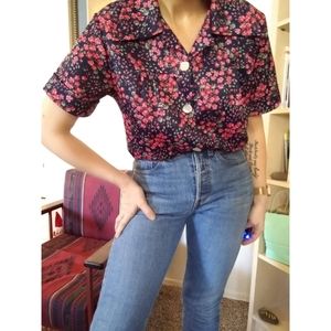 Vtg Handmade House Shirt